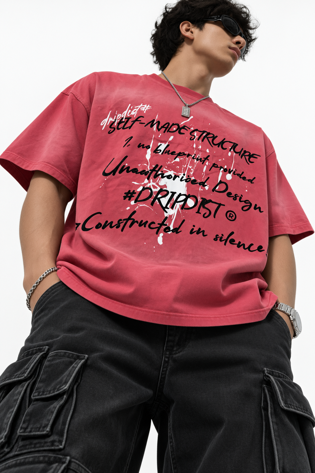 UNSCRIPTED RED TEE