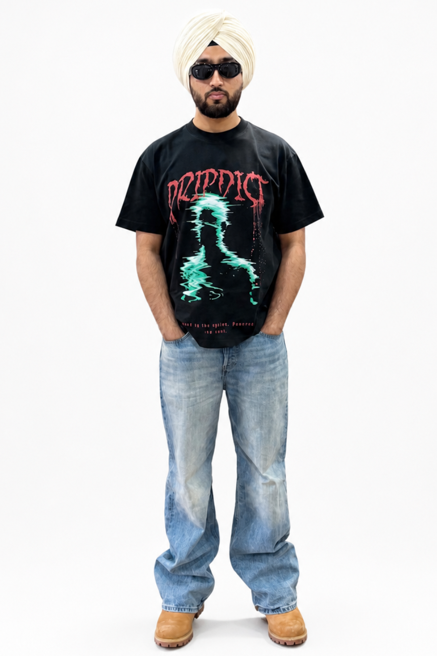 GLITCH OVERSIZED T-SHIRT