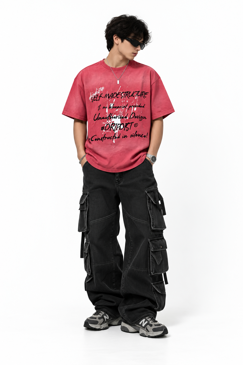 UNSCRIPTED RED TEE